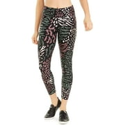 Calvin Klein Womens Printed High-Waist Leggings Color Sandalwood Combo